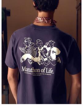 Camiseta Pompeii Marathon Of Life marino de hombre