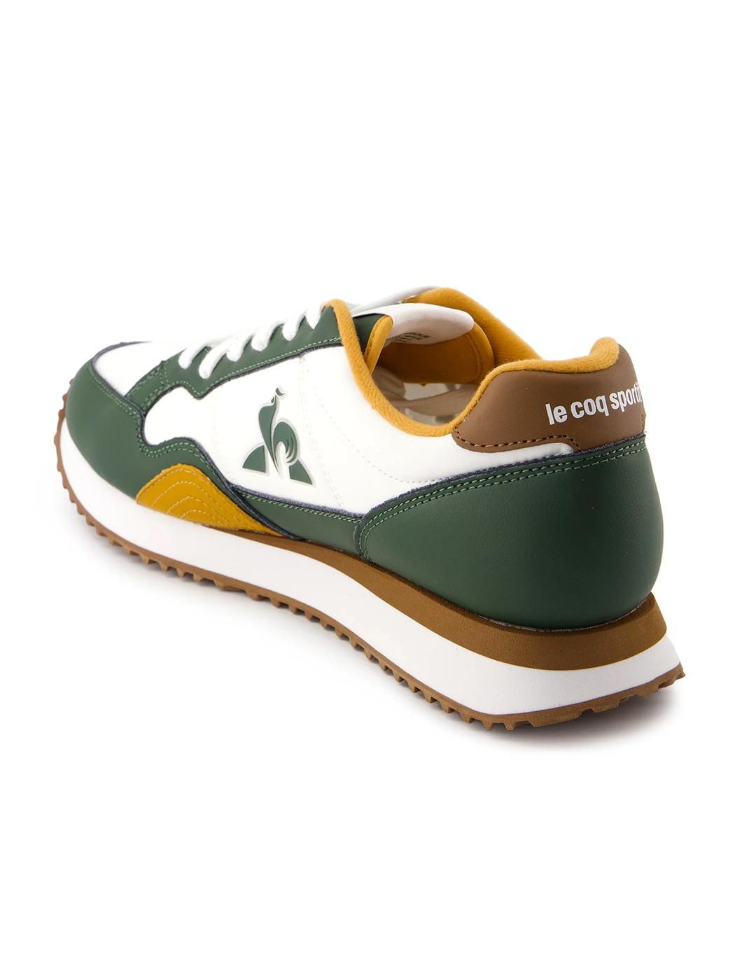 Zapatillas Le Coq Sportif Jet Star 2 blanca verde de hombre