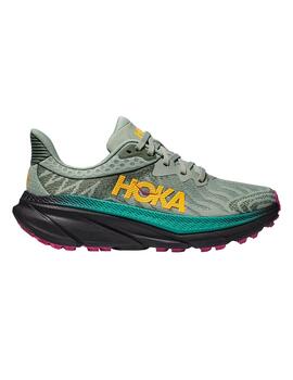 Zapatillas Hoka Challenger 7 verdes de mujer