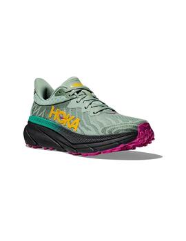 Zapatillas Hoka Challenger 7 verdes de mujer