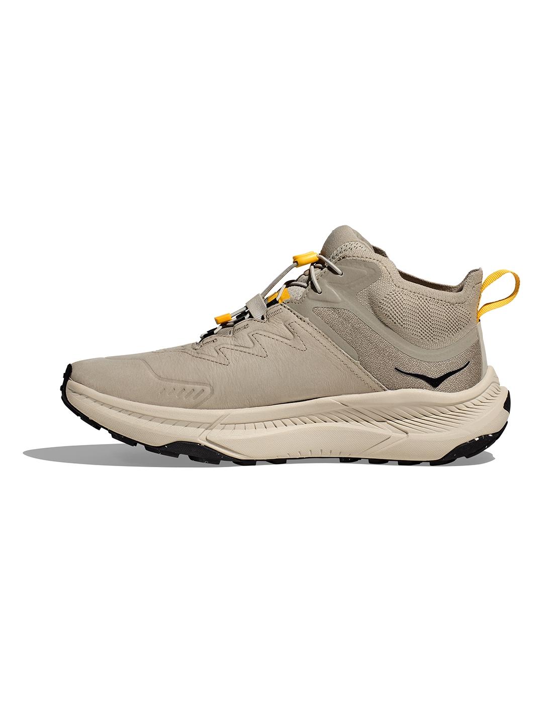 Botas Hoka Transport Chukka goretex beige de hombre