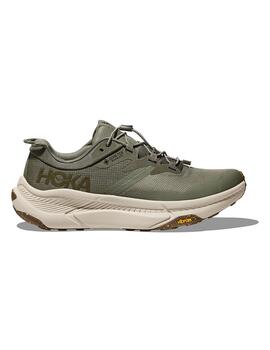 Zapatillas Hoka Transport goretex verdes de hombre