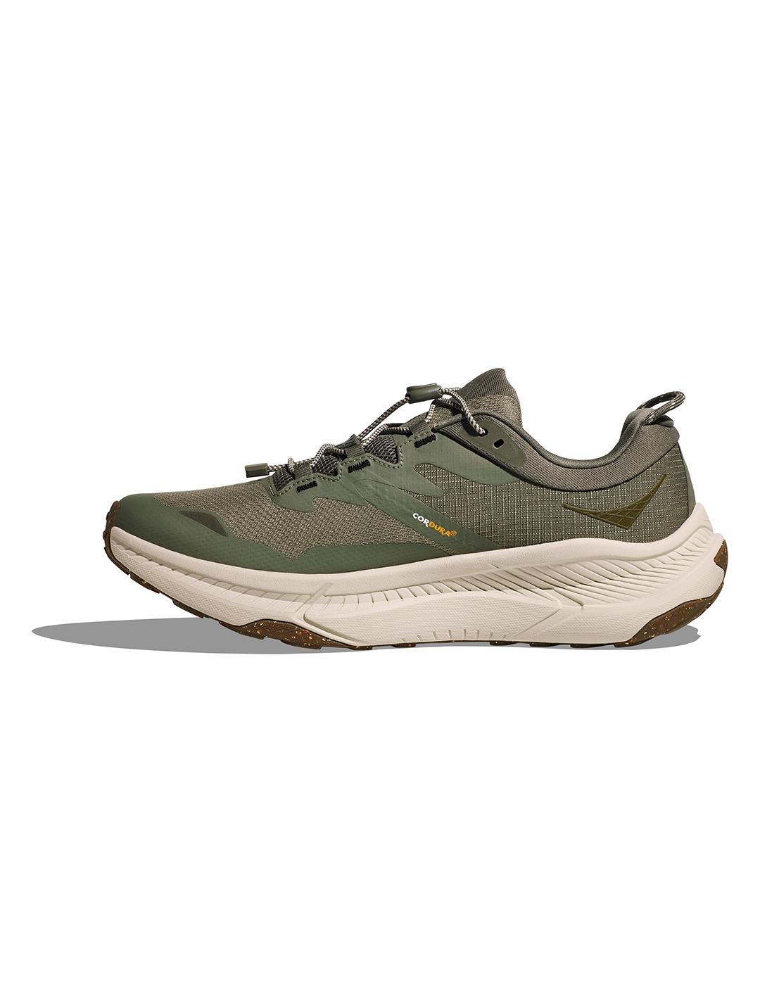 Zapatillas Hoka Transport goretex verdes de hombre