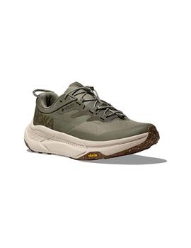 Zapatillas Hoka Transport goretex verdes de hombre