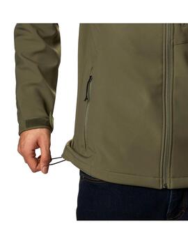 Chaqueta Columbia Cascade Ridge III Softshell verdede hombre