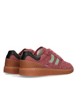 Zapatillas Coolway Goal color vino de mujer