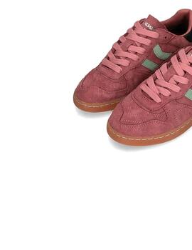 Zapatillas Coolway Goal color vino de mujer