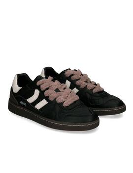 Zapatillas Coolway Goal negra de piel para hombre