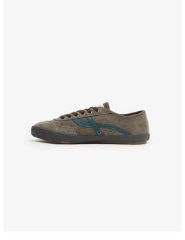 Zapatillas Pompeii Bell Suede gris oscuro de hombre