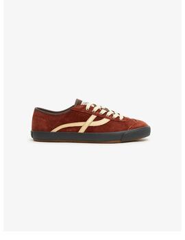 Zapatillas Pompeii Bell Suede marrón de hombre