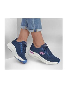 Zapatillas Skechers Arch Fit 2.0 Big League marino de mujer