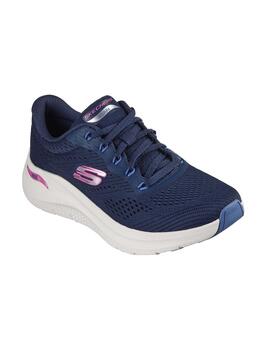 Zapatillas Skechers Arch Fit 2.0 Big League marino de mujer