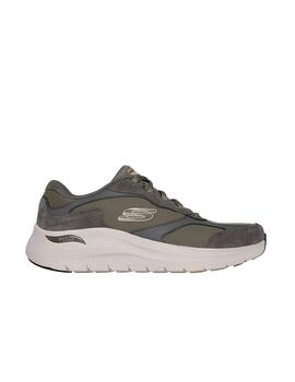 Zapatillas Skechers Arch Fit 2.0 verde oliva para hombre