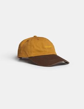 Gorra Edmmond Logo bicolor camel marrón de hombre