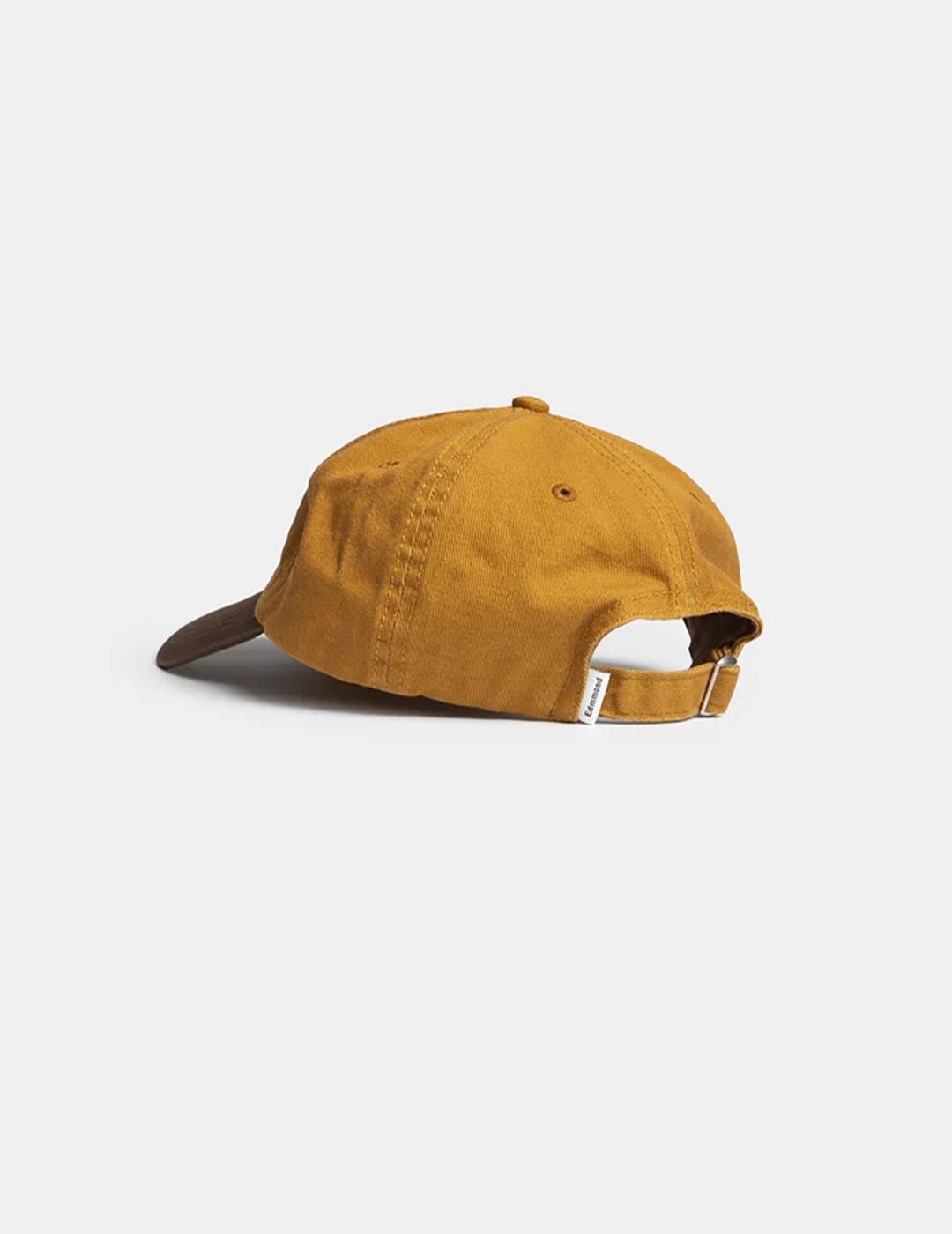 Gorra Edmmond Logo bicolor camel marrón de hombre