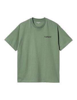 Camiseta Carhartt Wip S/S Fold Duck verde de hombre