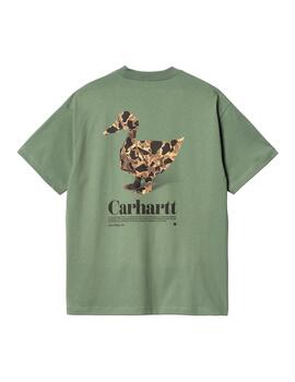 Camiseta Carhartt Wip S/S Fold Duck verde de hombre