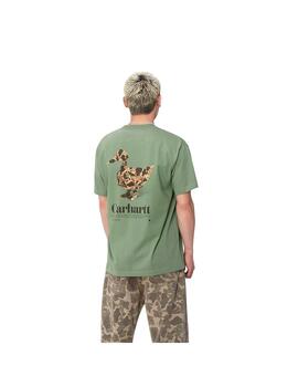 Camiseta Carhartt Wip S/S Fold Duck verde de hombre