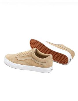 Zapatillas Vans Old Skool pig suede beige de mujer y hombre