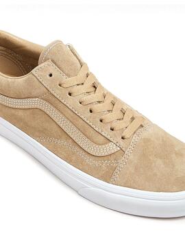 Zapatillas Vans Old Skool pig suede beige de mujer y hombre