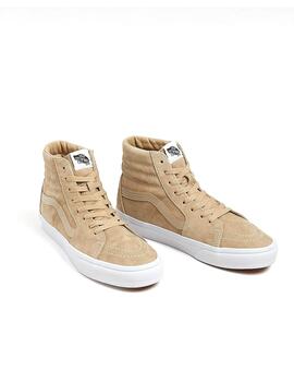 Zapatillas Vans SK8-Hi pig suede beige de mujer