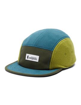 Gorra Cotopaxi polar de 5 paneles verde de mujer y hombre