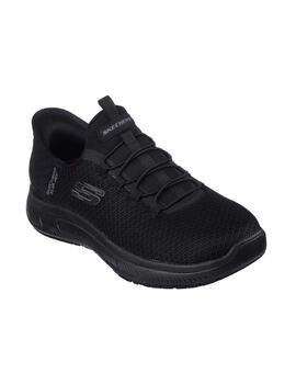 Zapatillas Skechers Summits antideslizante negra de mujer