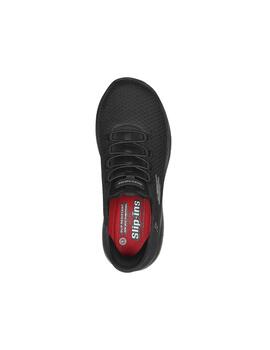 Zapatillas Skechers Summits antideslizante negra de mujer