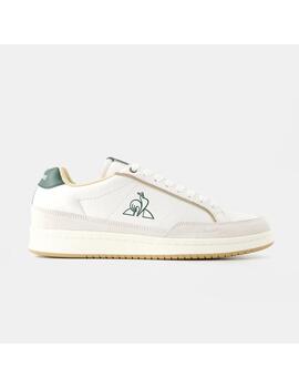 Zapatillas Le Coq Sportif Noah 2 blanca verde piel de hombre