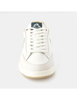 Zapatillas Le Coq Sportif Noah 2 blanca verde piel de hombre