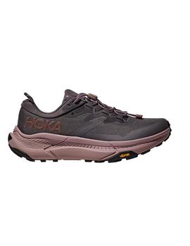 Zapatillas Hoka Transport Goretex gris rosado de mujer