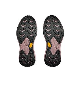 Zapatillas Hoka Transport Goretex gris rosado de mujer