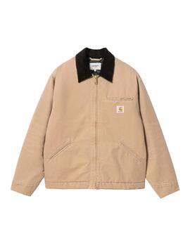 Chaqueta Carhartt Wip OG Detroit camel con negro de hombre