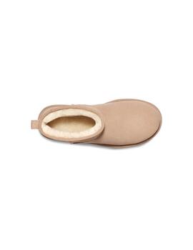 Botas UGG Classic Ultra Mini Platform beige de mujer