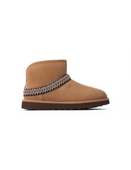 Botas UGG Classic Mini Crescent camel de mujer