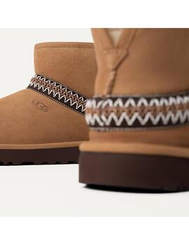 Botas UGG Classic Mini Crescent camel de mujer