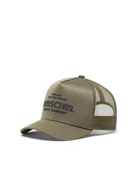 Gorra Herschel Whaler Tall Mesh Shop verde de hombre y mujer