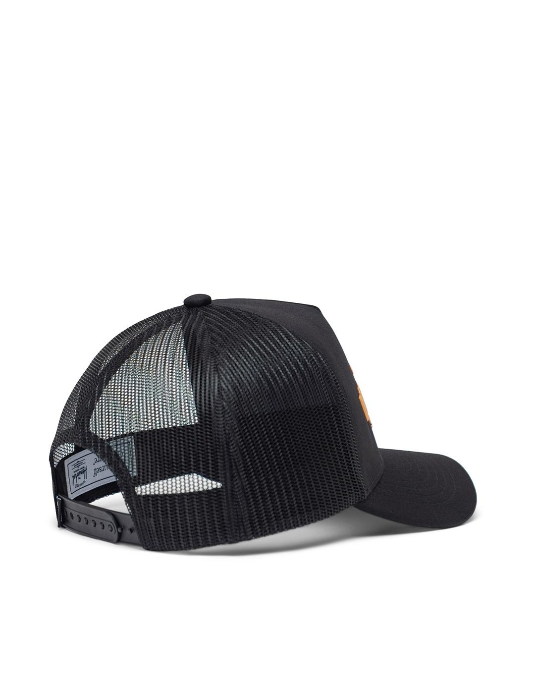 Gorra Herschel Whaler Tall Mesh Shop negra de hombre y mujer