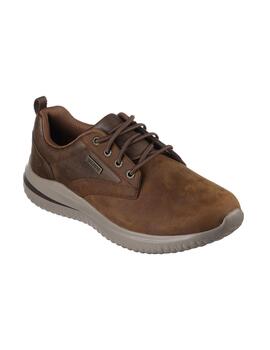 Zapatillas Skechers Delson 3.0 marrón de hombre