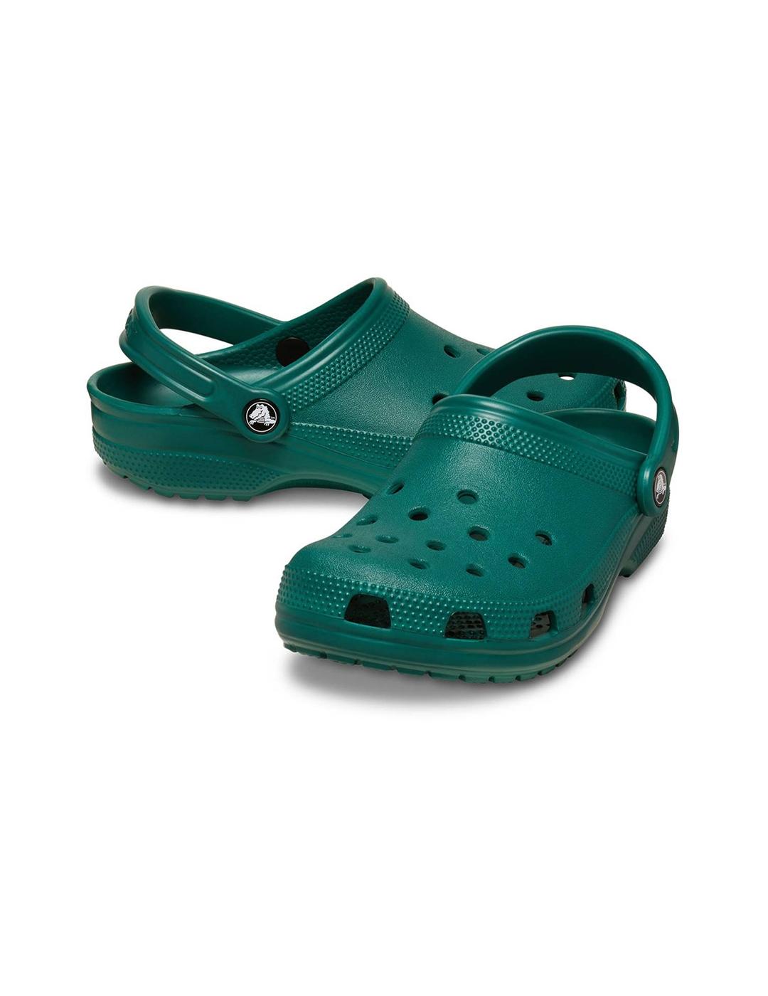 Zuecos Crocs Classic verde de mujer y hombre