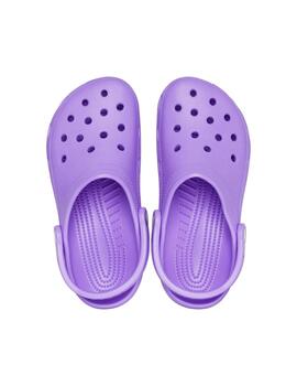 Zuecos Crocs Classic morada de mujer