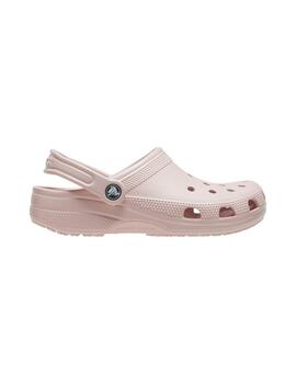 Zuecos Crocs Classic rosa claro de mujer