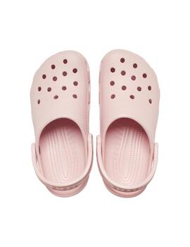 Zuecos Crocs Classic rosa claro de mujer