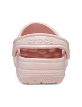 Zuecos Crocs Classic rosa claro de mujer