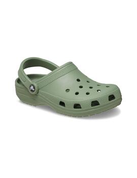 Zuecos Crocs Classic verde claro de mujer y hombre