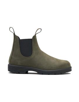 Botas Blundstone 2442 verdes en nubuck de mujer y hombre