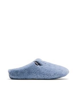 Zapatillas de casa Verbenas York Groseto celeste de mujer