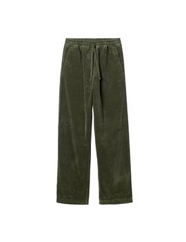 Pantalón Carhartt Wip Floyde verde en pana de hombre