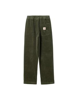 Pantalón Carhartt Wip Floyde verde en pana de hombre