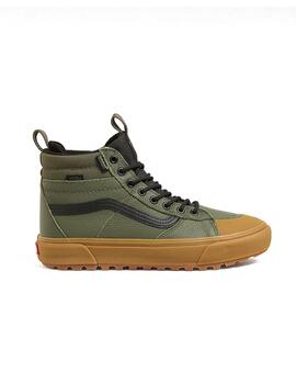 Botas Vans Mte Sk8-Hi waterproof verde piel de hombre